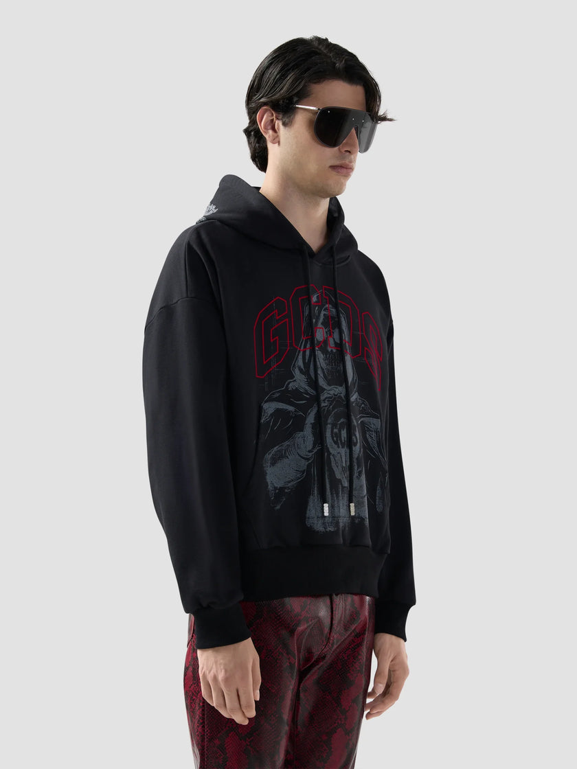 GCDS Gothic Printed Hoodie