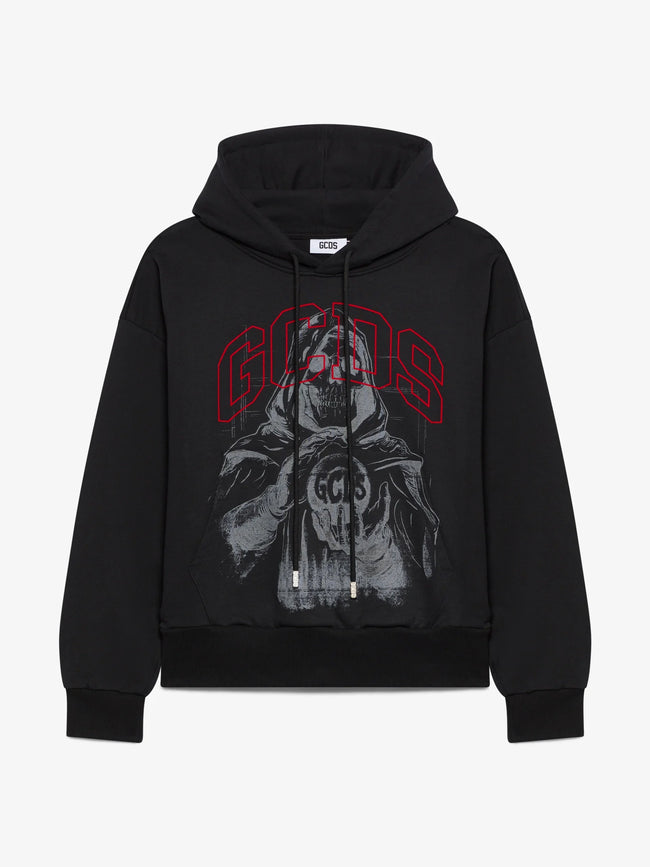 GCDS Gothic Printed Hoodie