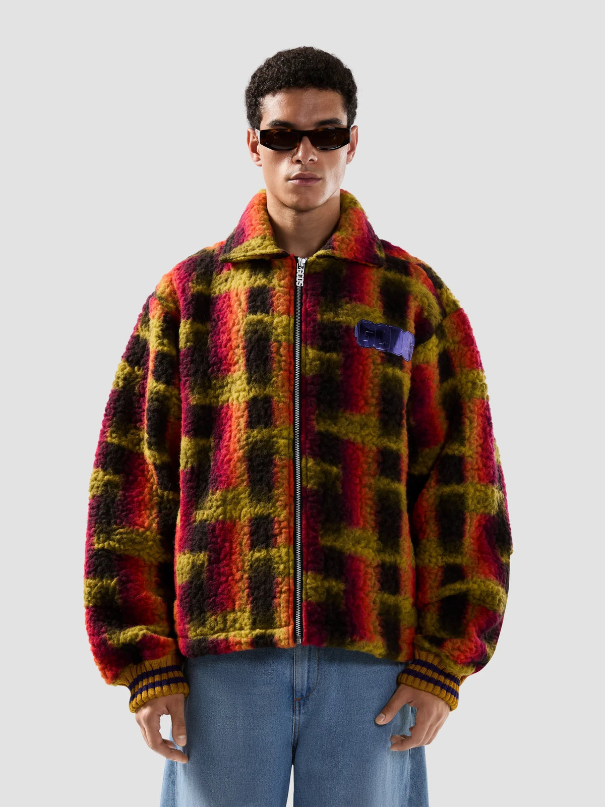 GCDS Teddy Full Zip Jacket