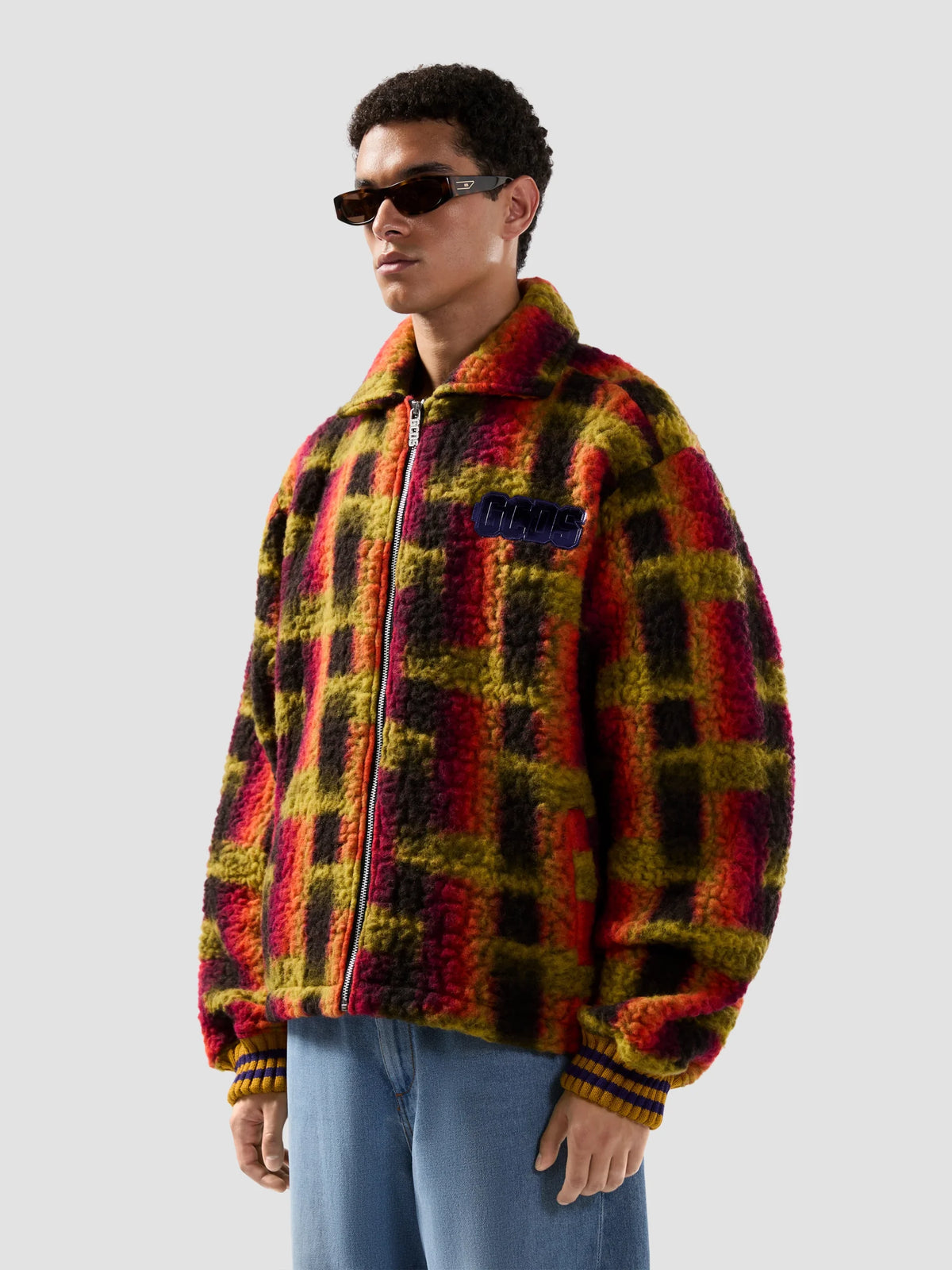 GCDS Teddy Full Zip Jacket