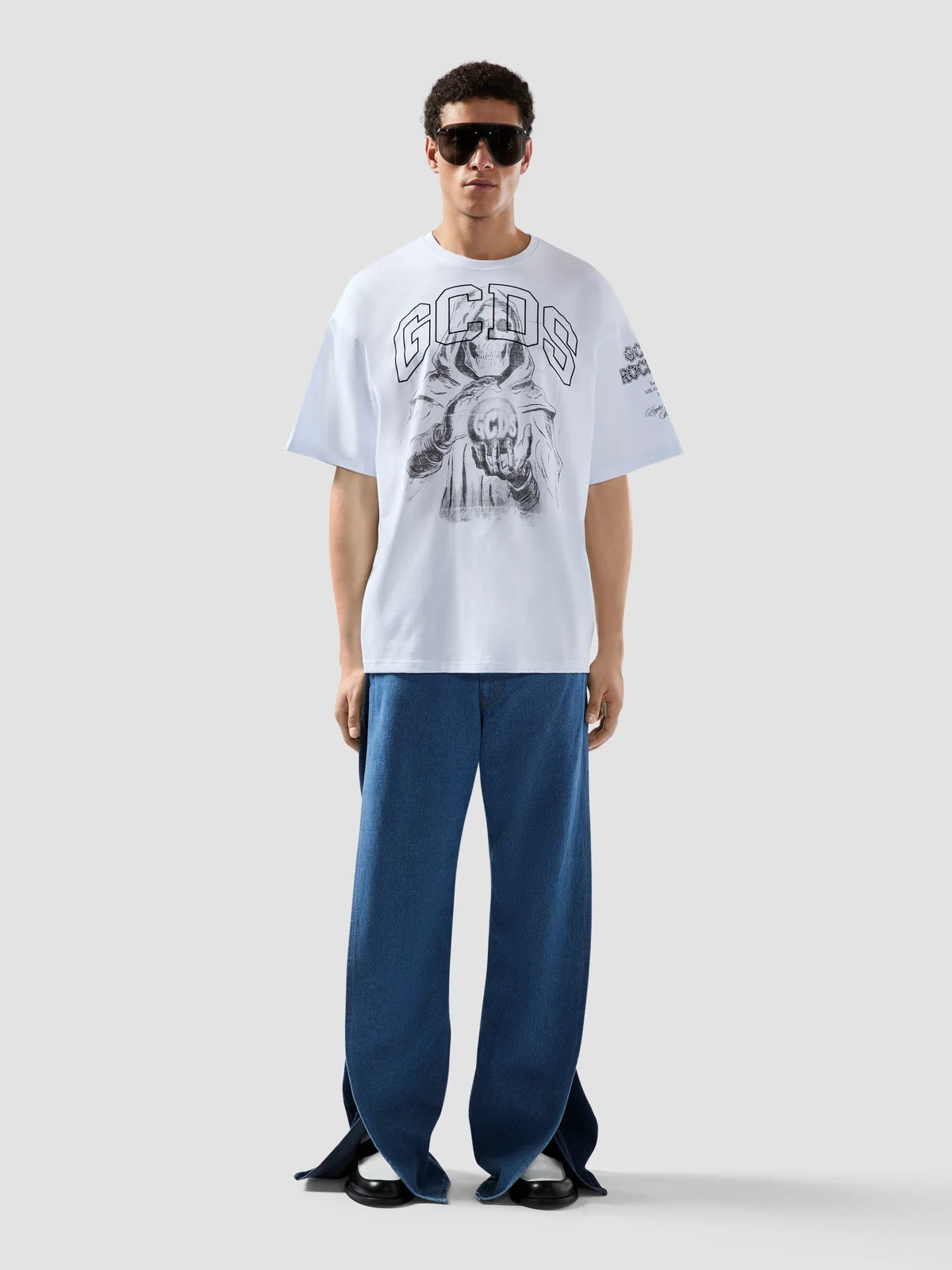 GCDS Gothic Printed T-Shirt