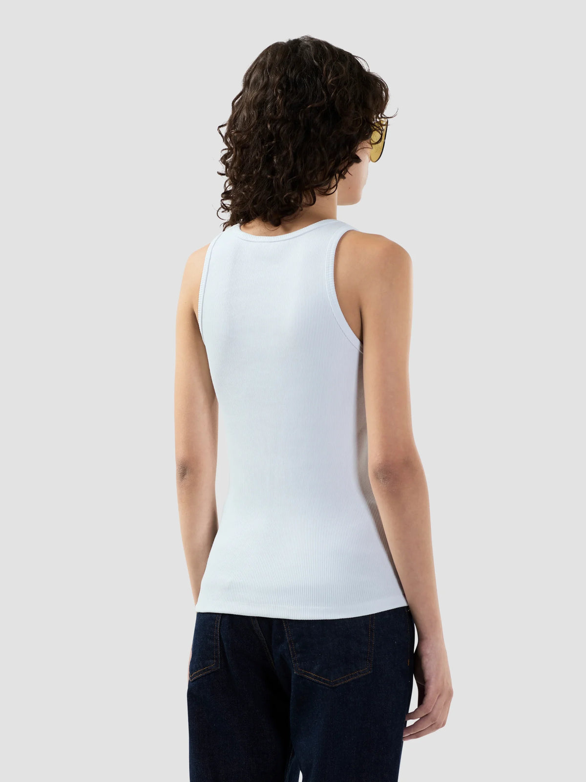 GCDS Logo Lounge Ribbed Tank Top