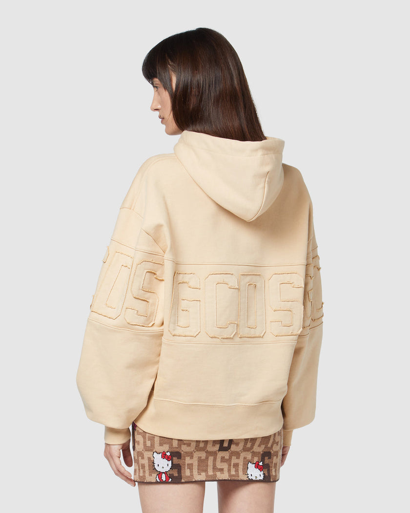 GCDS BAND LOGO HOODIE SWEATSHIRT