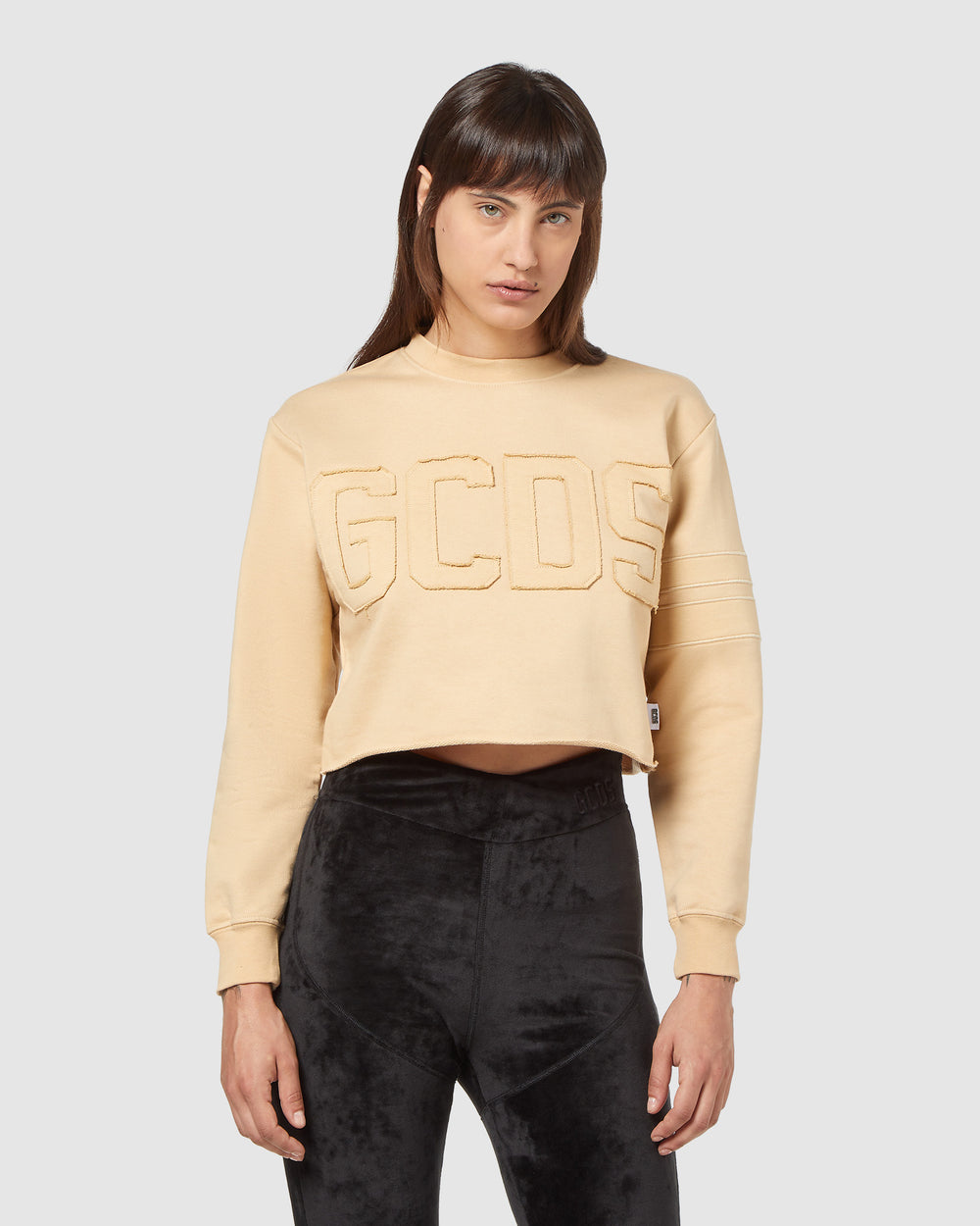 BAND LOGO CROP SWEATSHIRT