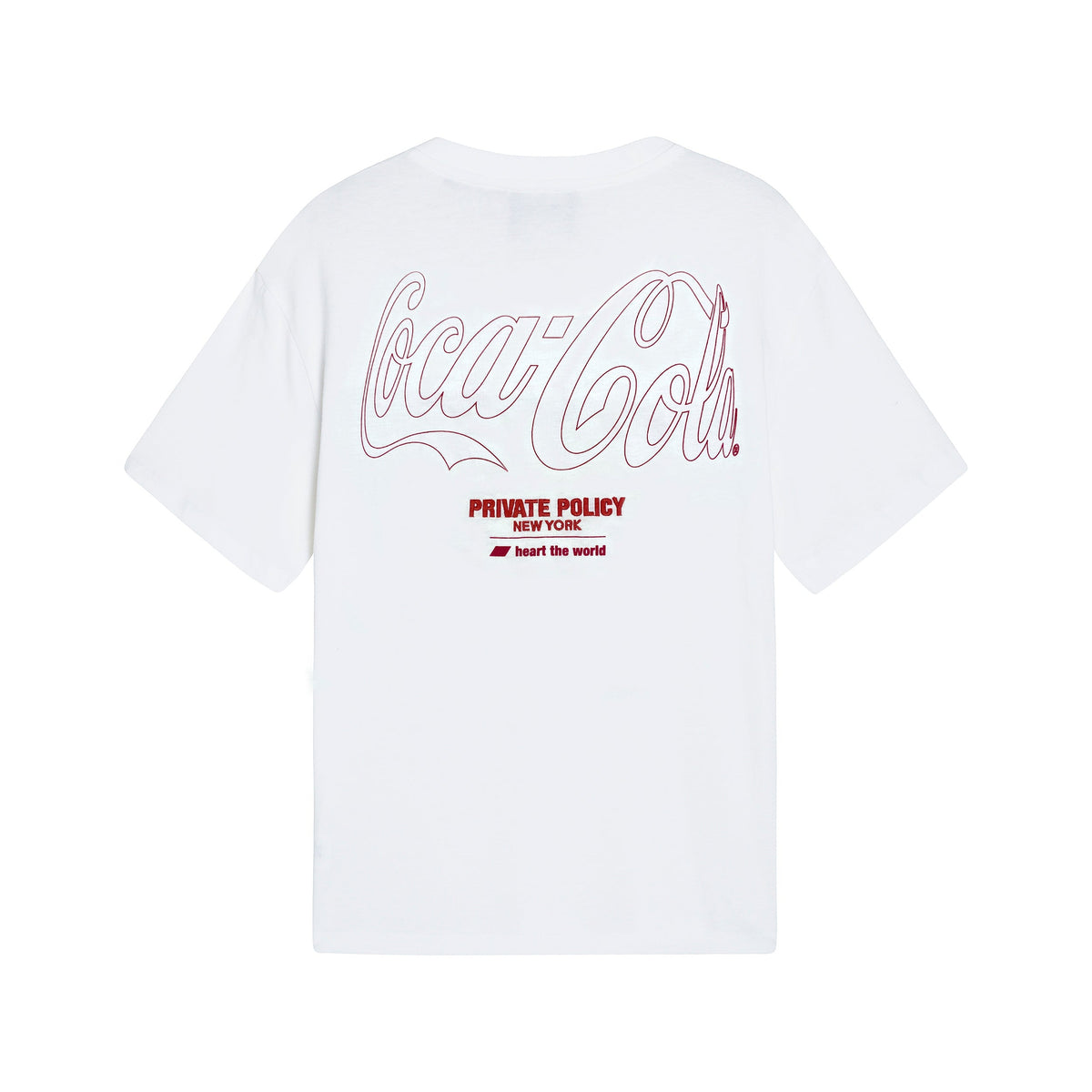 PRIVATE POLICY COCA COLA CLASSIC LOGO T-SHIRT