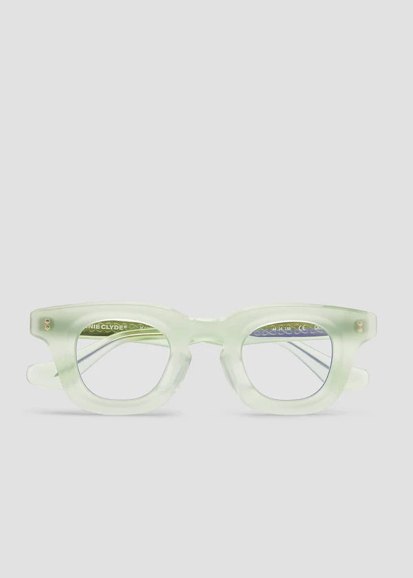 BONNIE CLYDE Crybaby - Milky Jade & Clear Lens