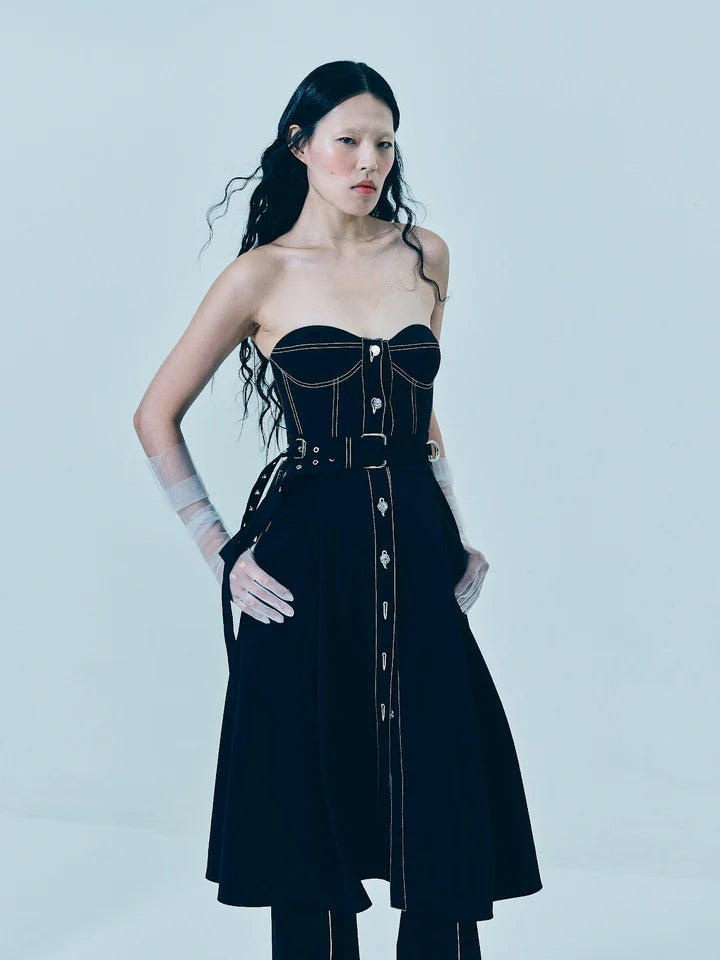 Gudu Maxi Dress #03 Black