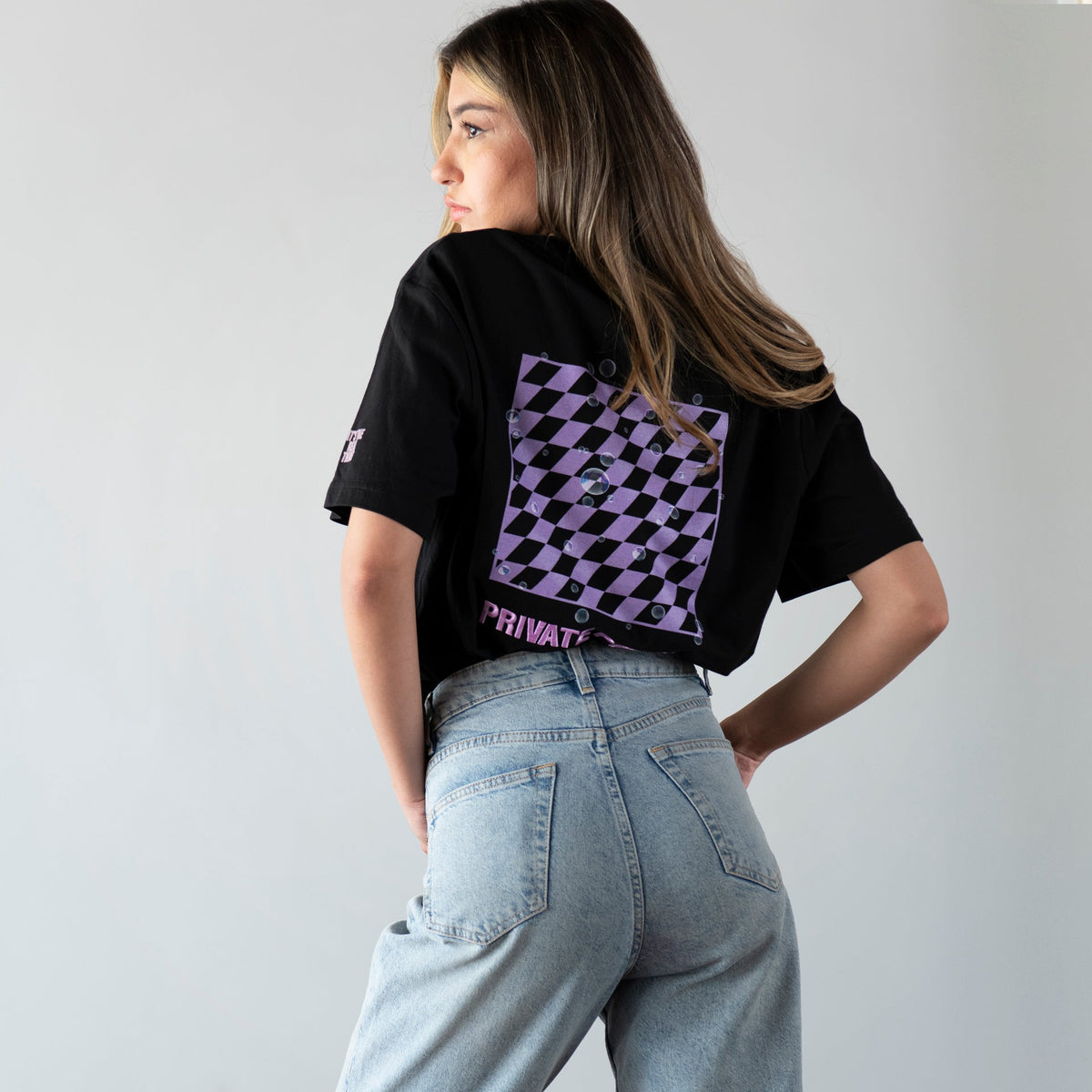 PRIVATE POLICY COCA COLA CHROME LOGO T-SHIRT