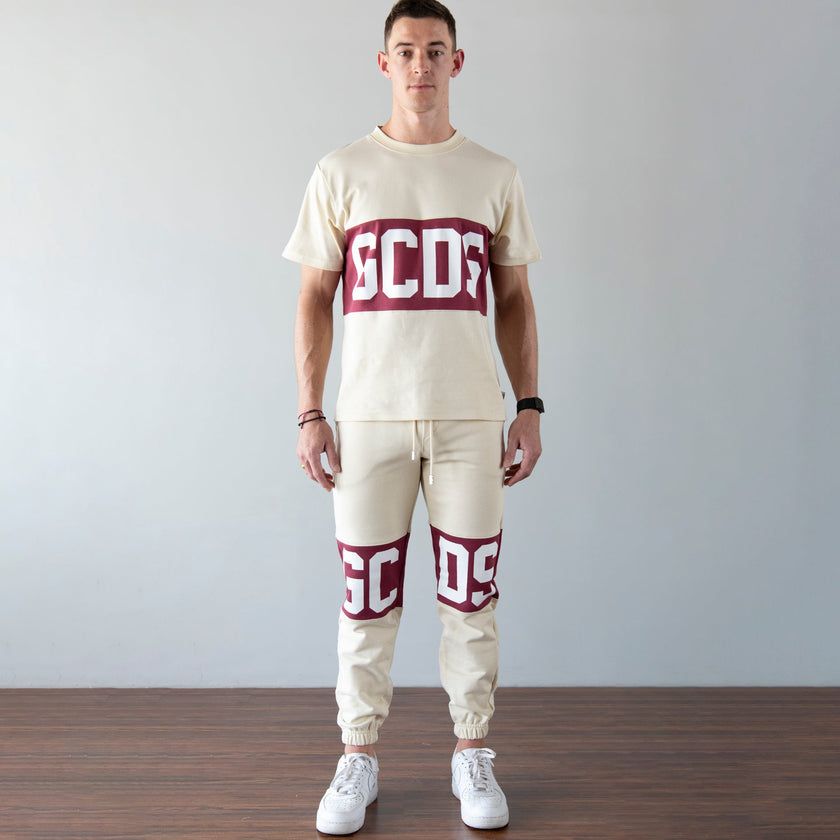 GCDS BAND LOGO REGULAR SWEATPANTS