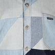 PRIVATE POLICY UPCYCLING PXL CHECKER DENIM SHIRT JACKET