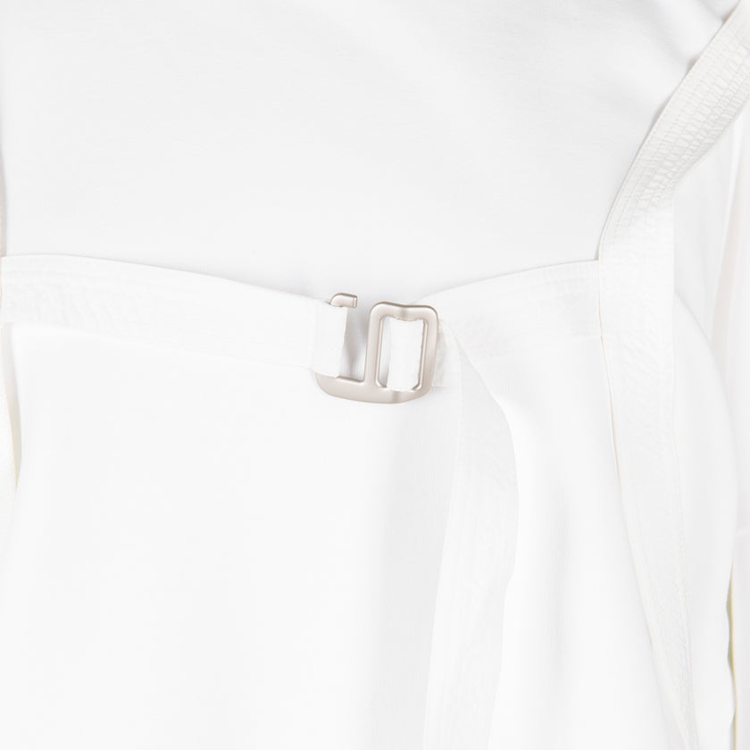 PRIVATE POLICY HARNESS SHOULDER STRAP SWEATSHIRT