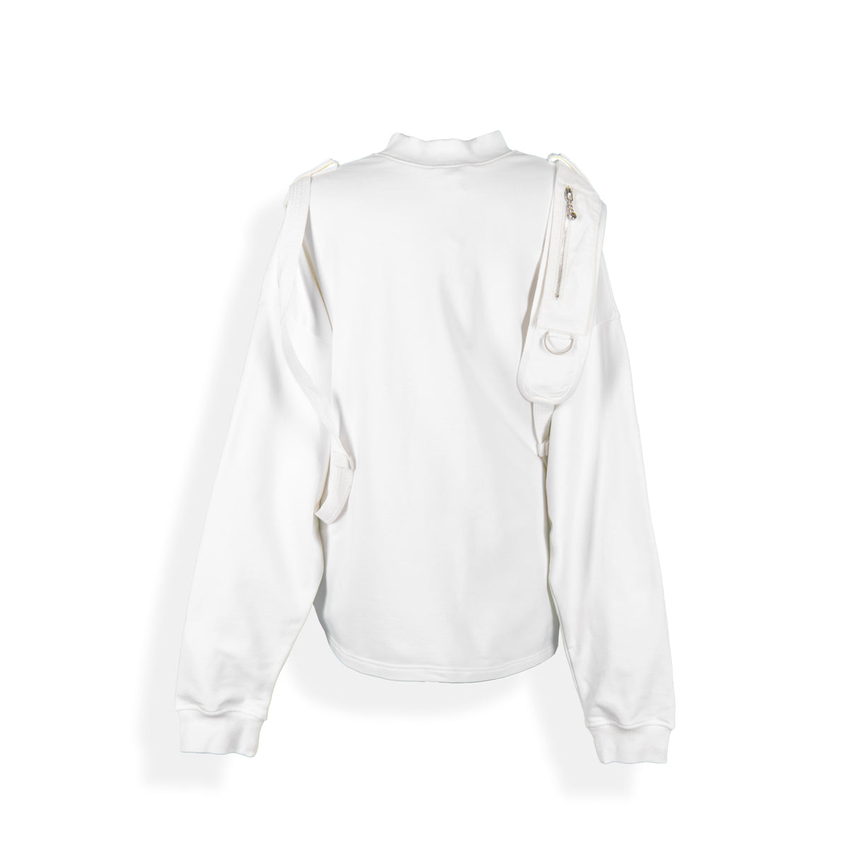 PRIVATE POLICY HARNESS SHOULDER STRAP SWEATSHIRT