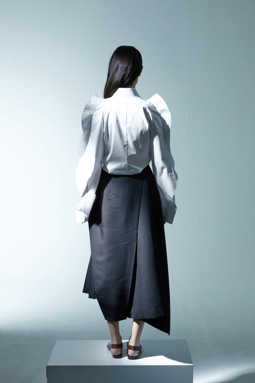 Decon Wrap Skirt Black