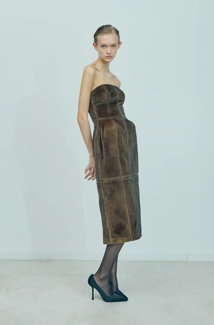 Gudu Bustier Maxi Dress #01