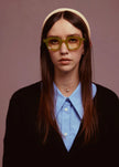 BONNIE CLYDE Gustave - Milky Green and Clear Lens