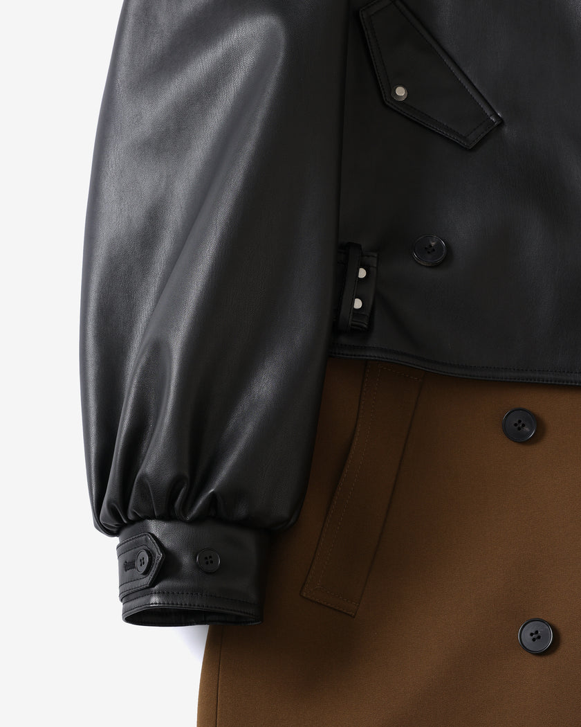 Rider Panel Hybrid Trench Coat