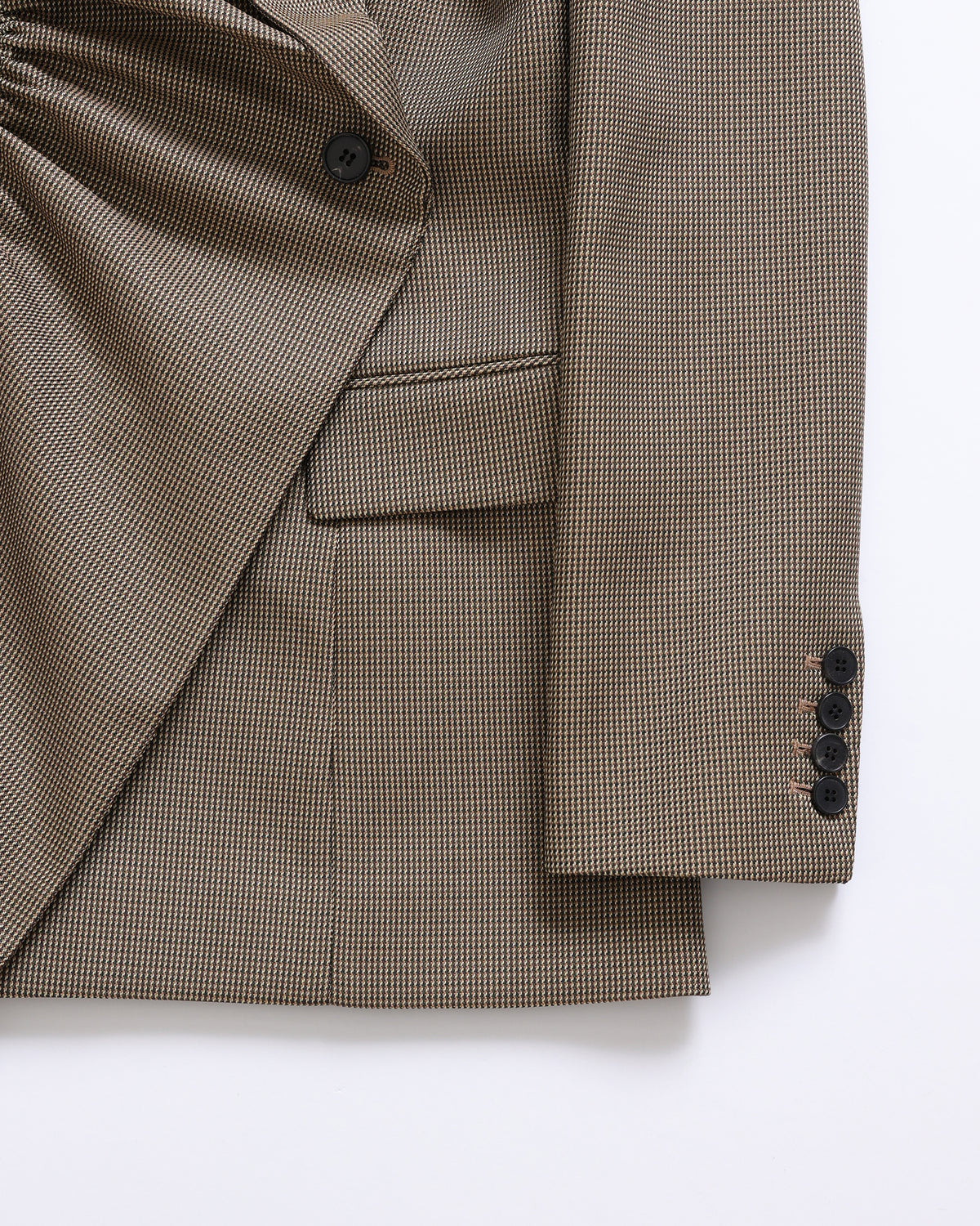 BESFXXK Asymmetric Detail Blazer