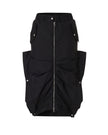 BESFXXK BLACK WAVY BOMBER SKIRTS