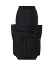 BESFXXK BLACK WAVY BOMBER SKIRTS