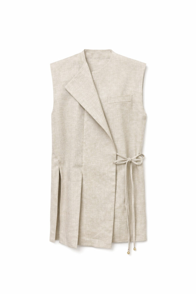 Sara Wong Neo-Chinese Vest