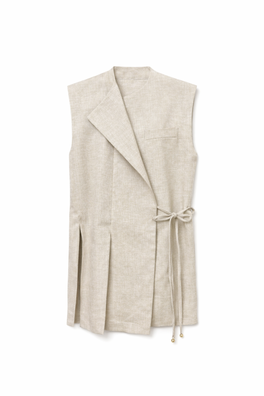 Sara Wong Neo-Chinese Vest