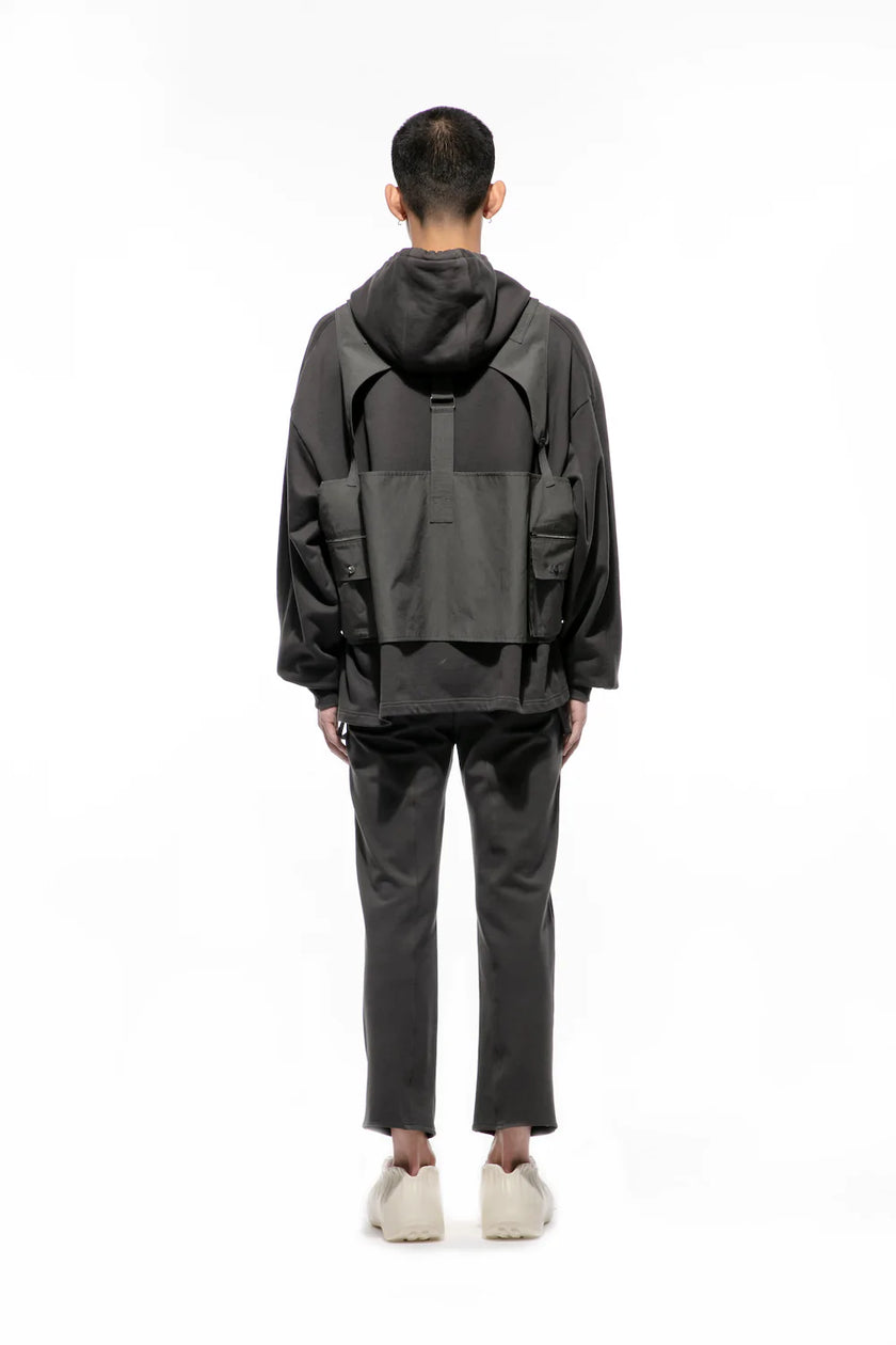 PRIVATE POLICY VEST HARNESS HOODIE