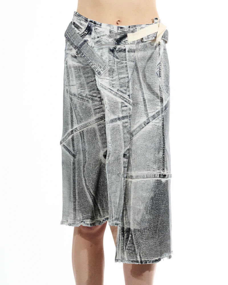OTTOLINGER Denim Wrap Skirt