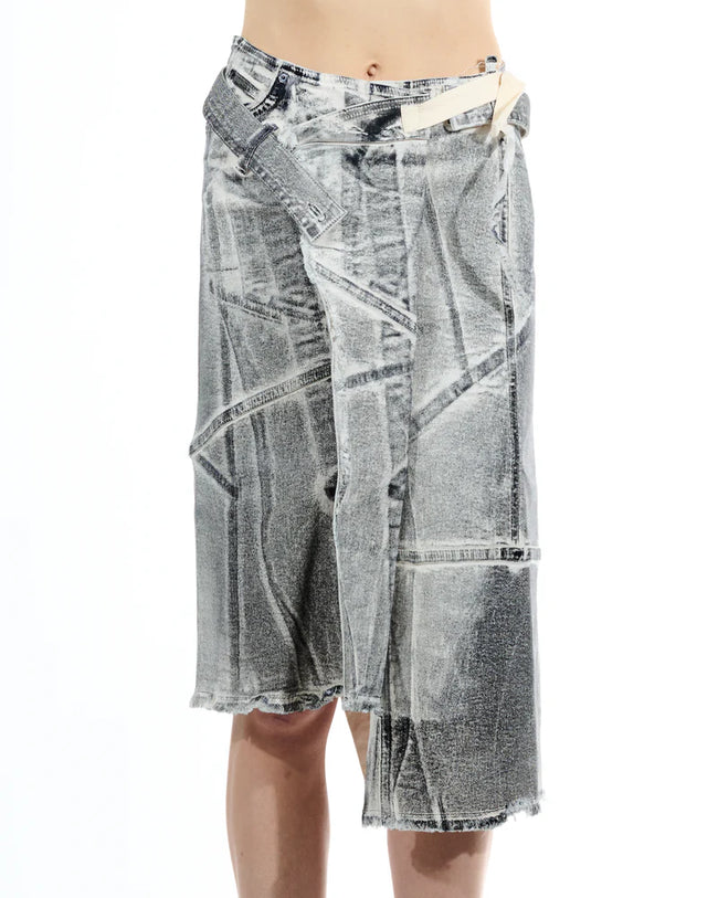 OTTOLINGER Denim Wrap Skirt
