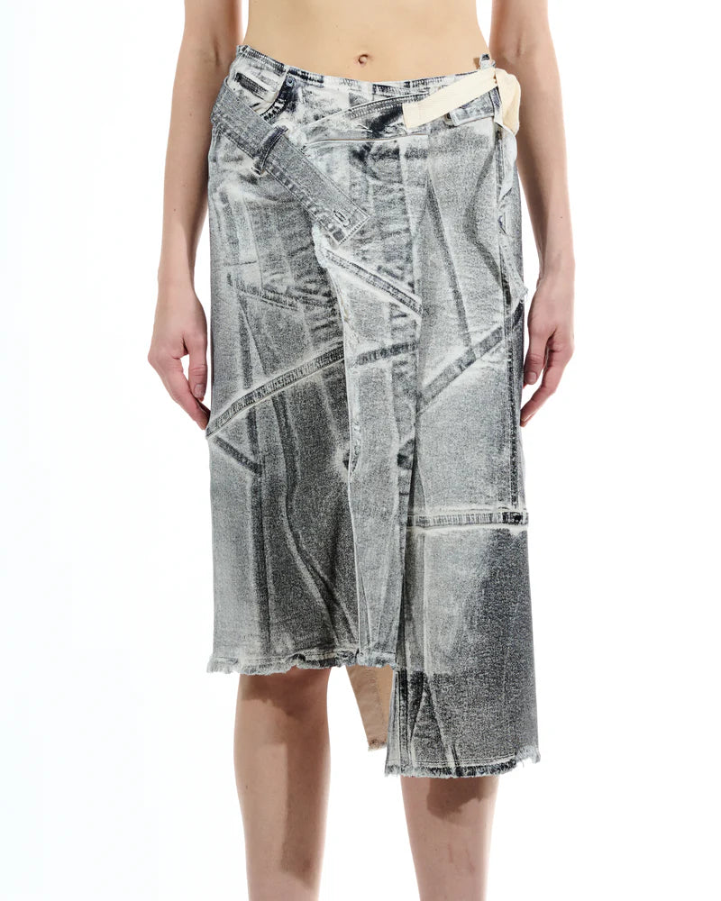 OTTOLINGER Denim Wrap Skirt