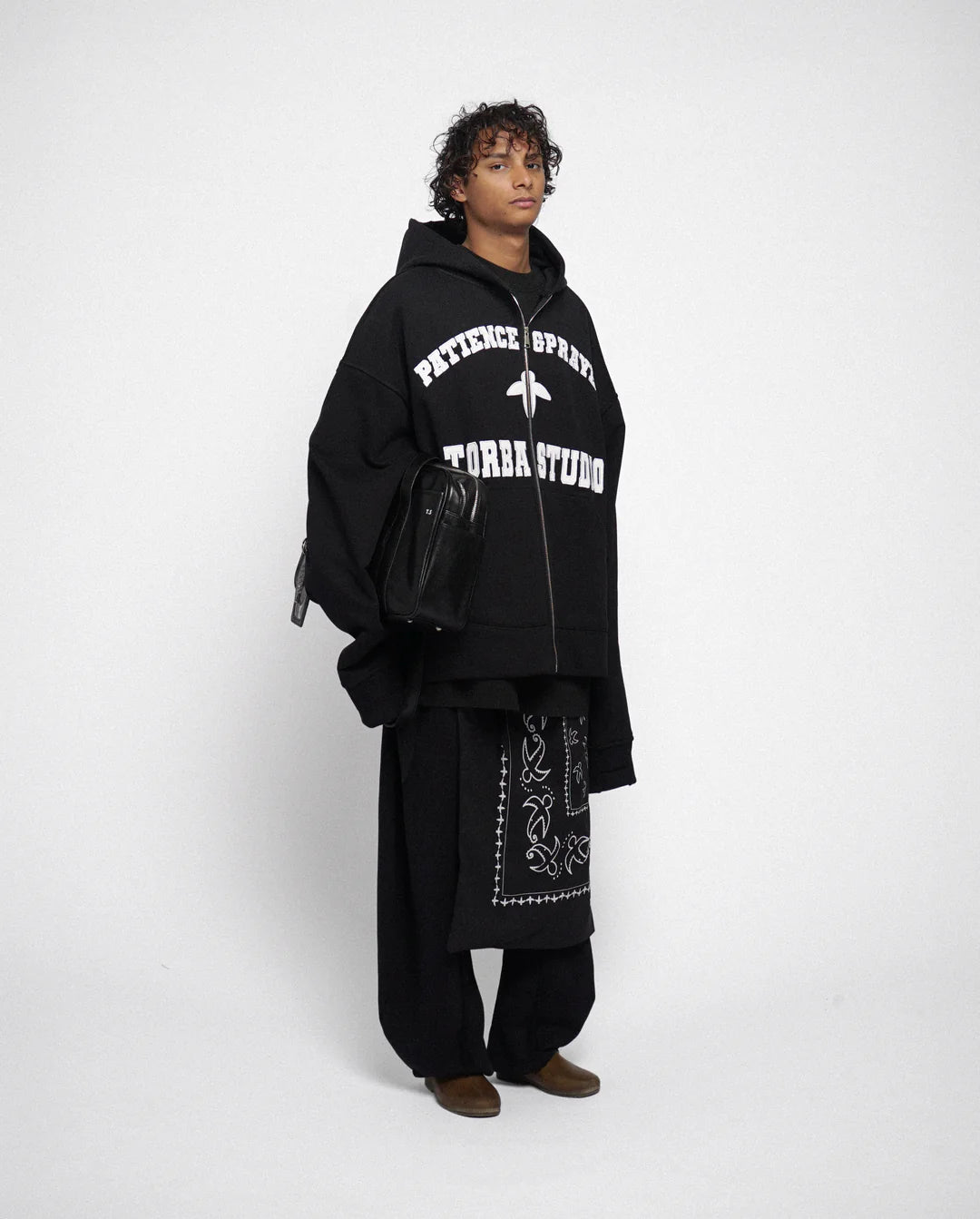 Torba patience & Prayer zip hoodie
