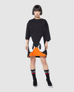 GCDS LOONEY TUNES DAFFY DUCK TEE DRESS