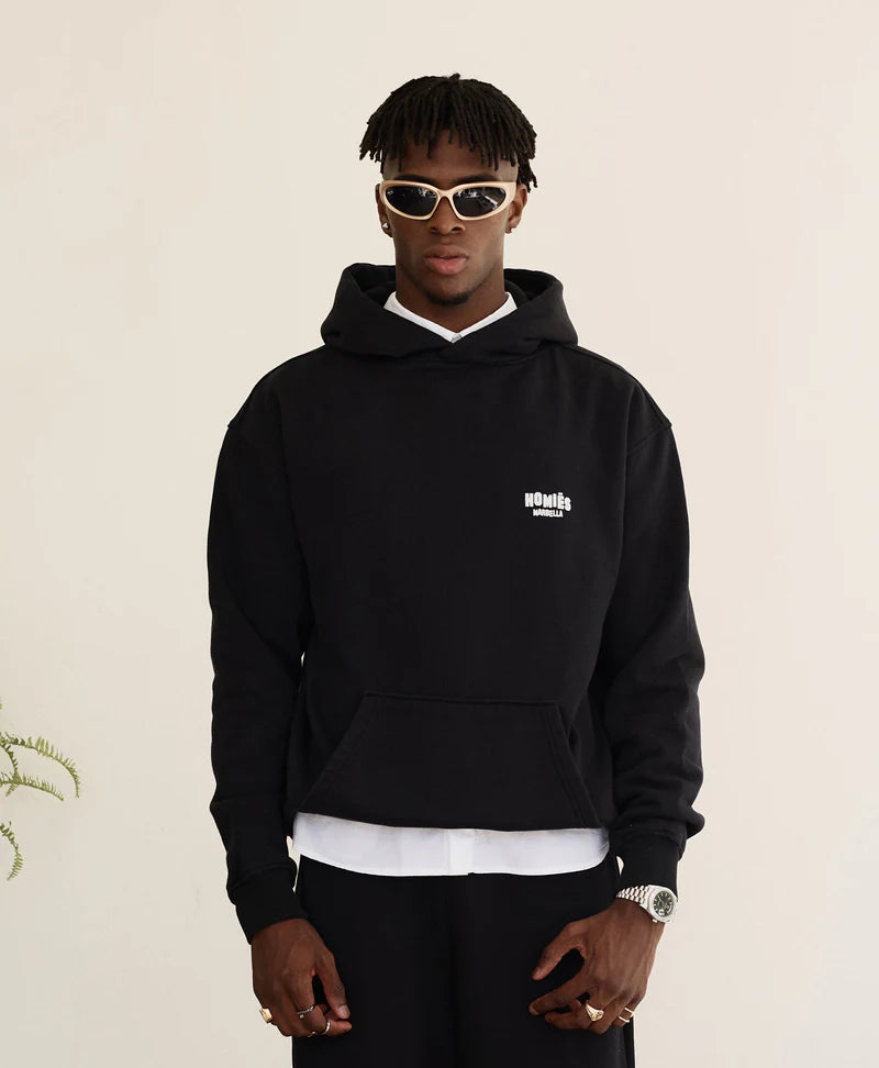 HOMIES MARBELLA MAPA HOODIE BLACK MIDDLE EAST