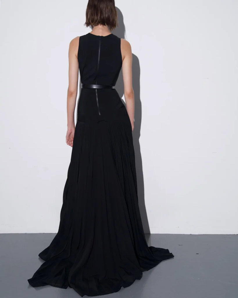 GUDU PLEATED MAXI SKIRT