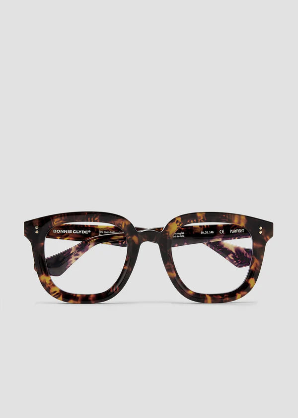 BONNIE CLYDE Playfight - Dark Tortoise & Clear Lens