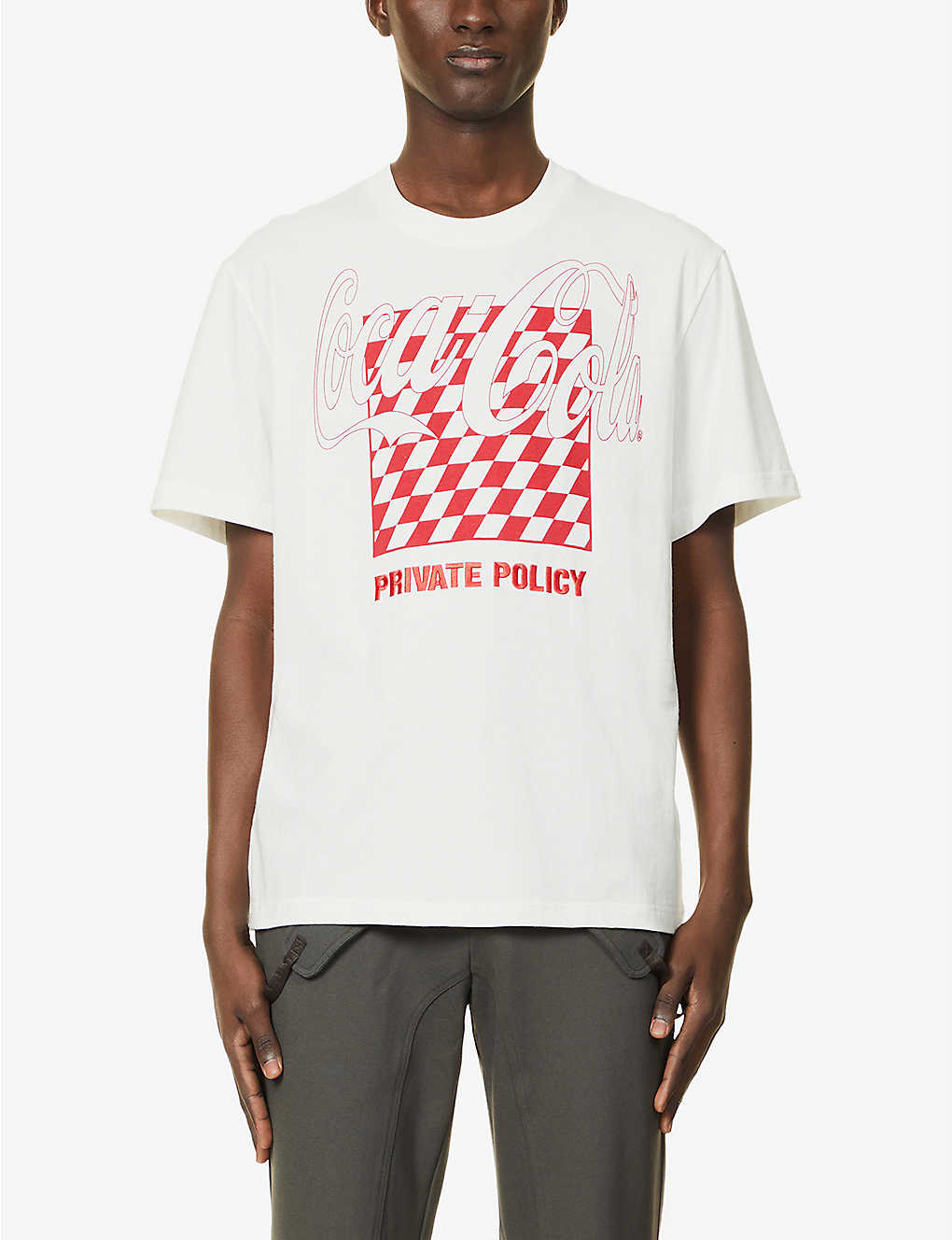 PRIVATE POLICY COCA COLA CLASSIC LOGO T-SHIRT