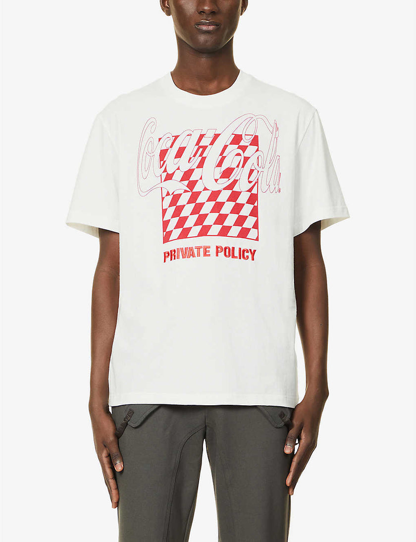 PRIVATE POLICY COCA COLA CLASSIC LOGO T-SHIRT