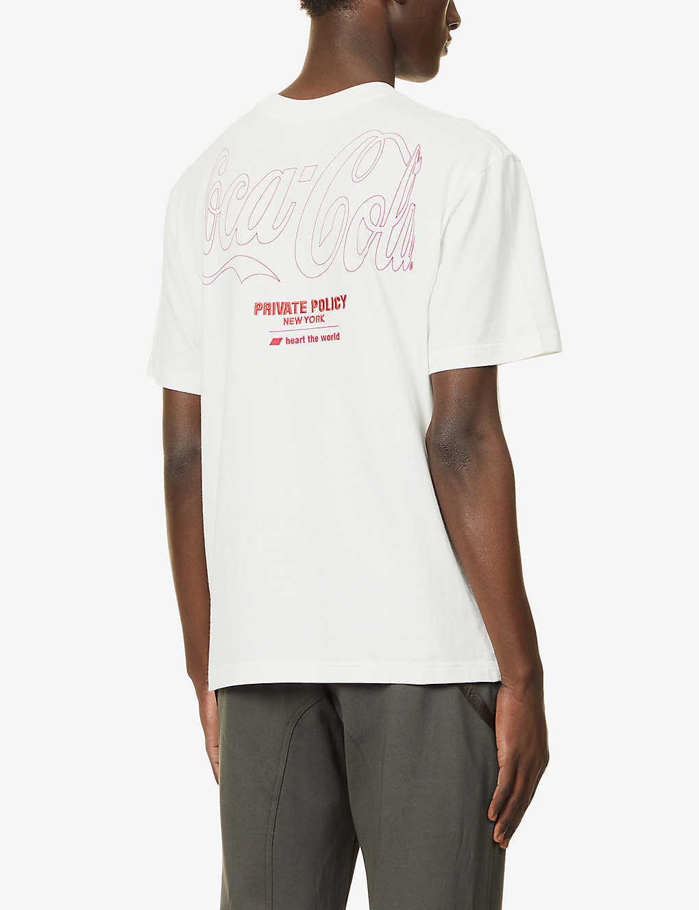 PRIVATE POLICY COCA COLA CLASSIC LOGO T-SHIRT