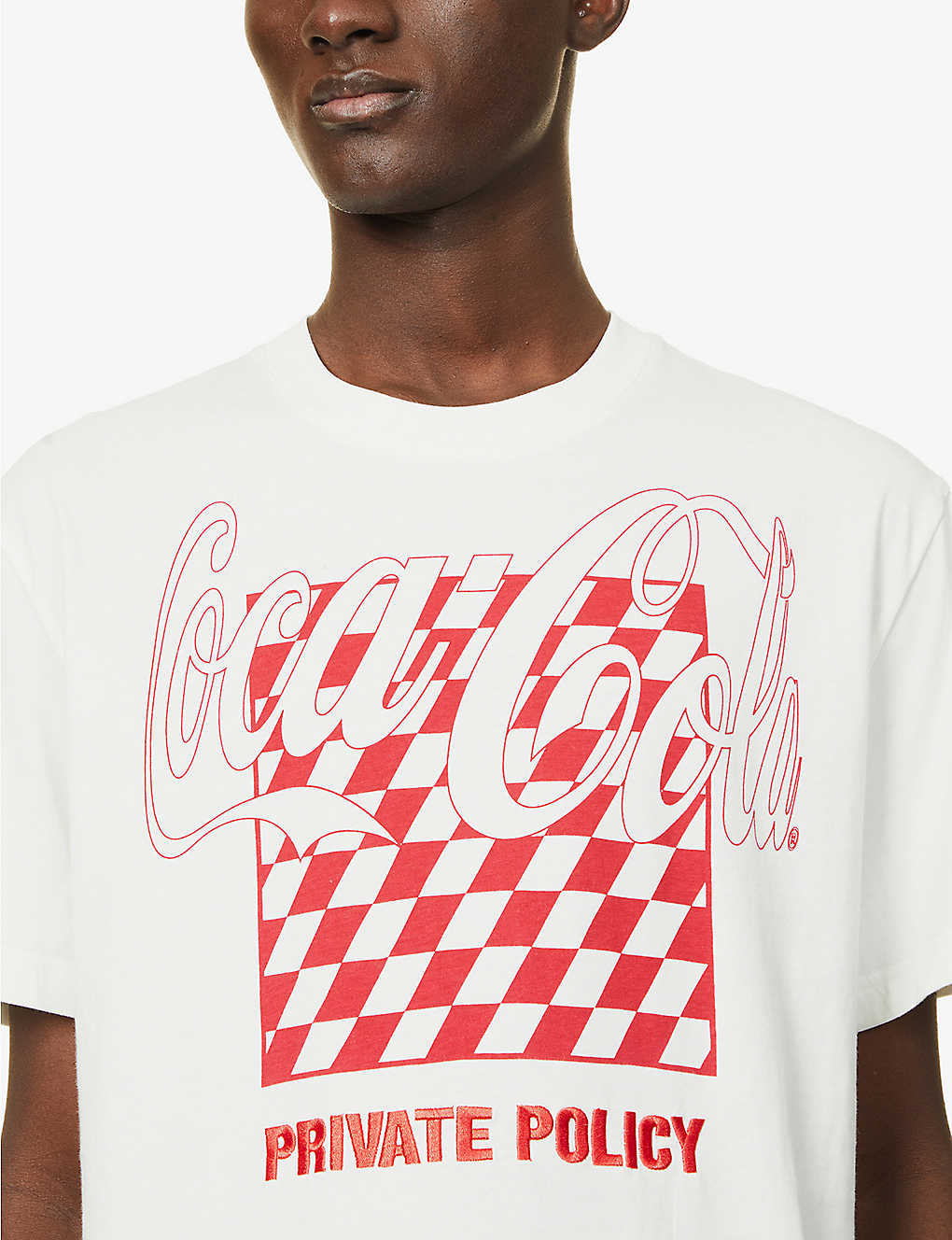 PRIVATE POLICY COCA COLA CLASSIC LOGO T-SHIRT