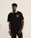 HOMIES MARBELLA CHEVRON T-SHIRT BLACK ORANGE