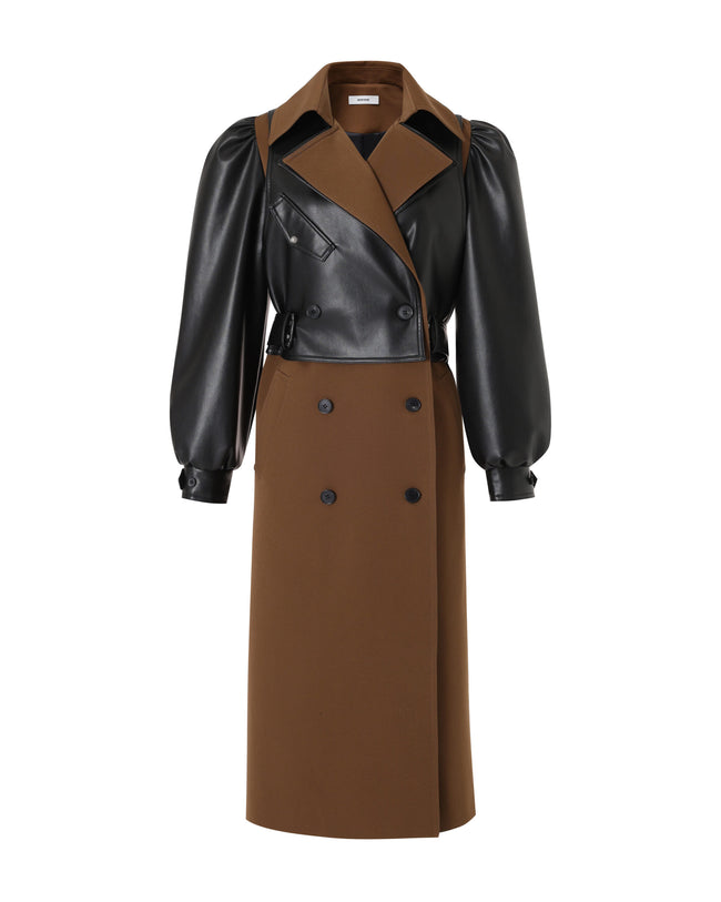 Rider Panel Hybrid Trench Coat