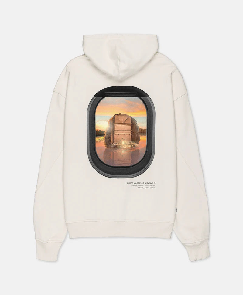 HOMIES MARBELLA VIDEOGAME HOODIE SAUDI EDITION VINTAGE WHITE