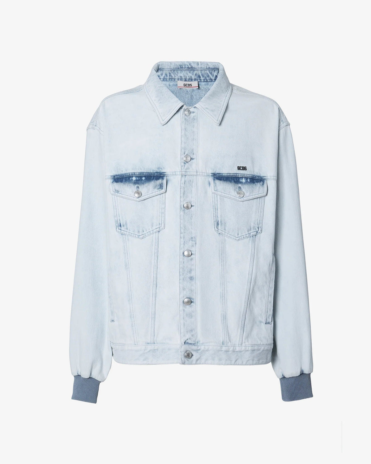 GCDS BLEACHED DENIM JACKET