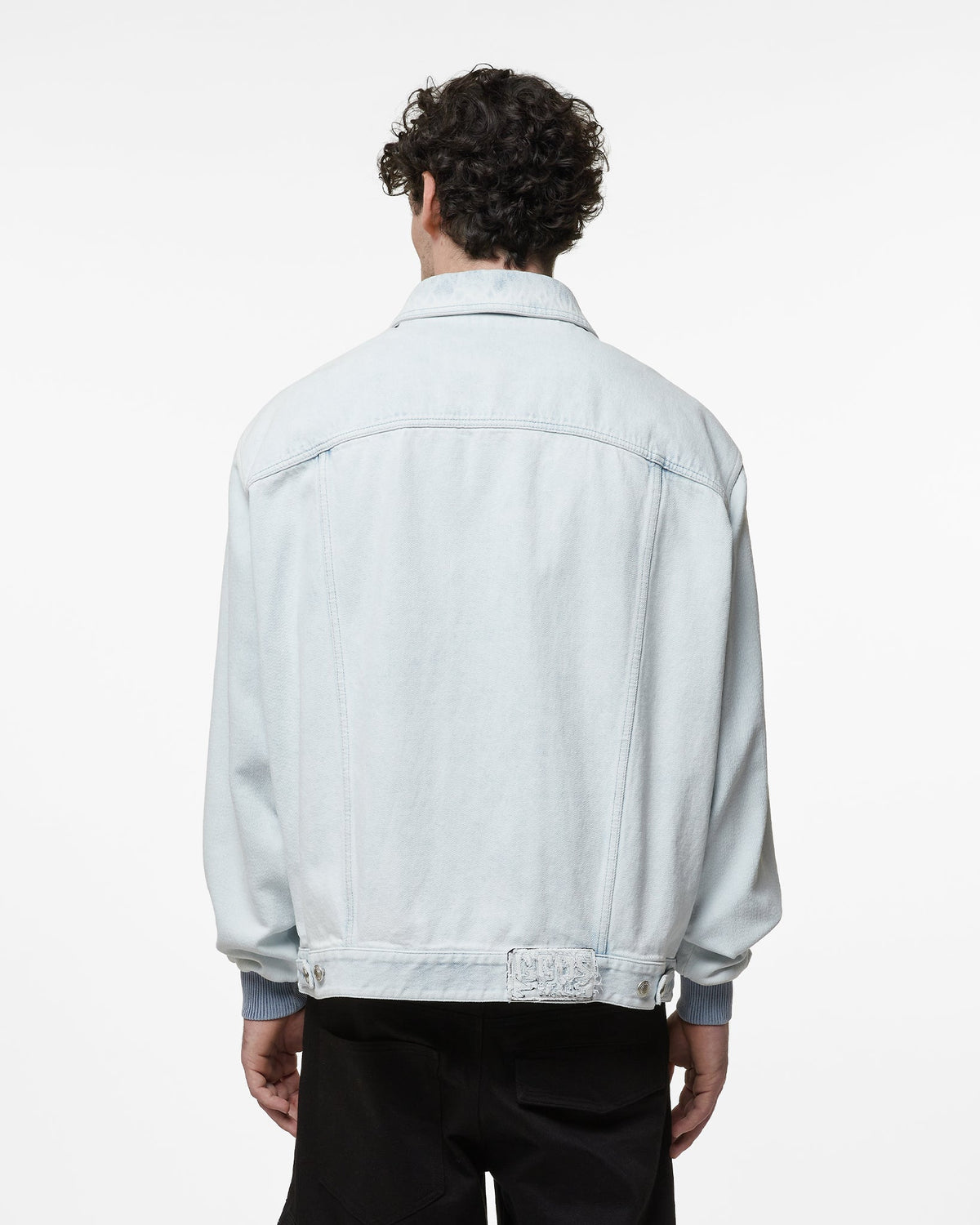 GCDS BLEACHED DENIM JACKET