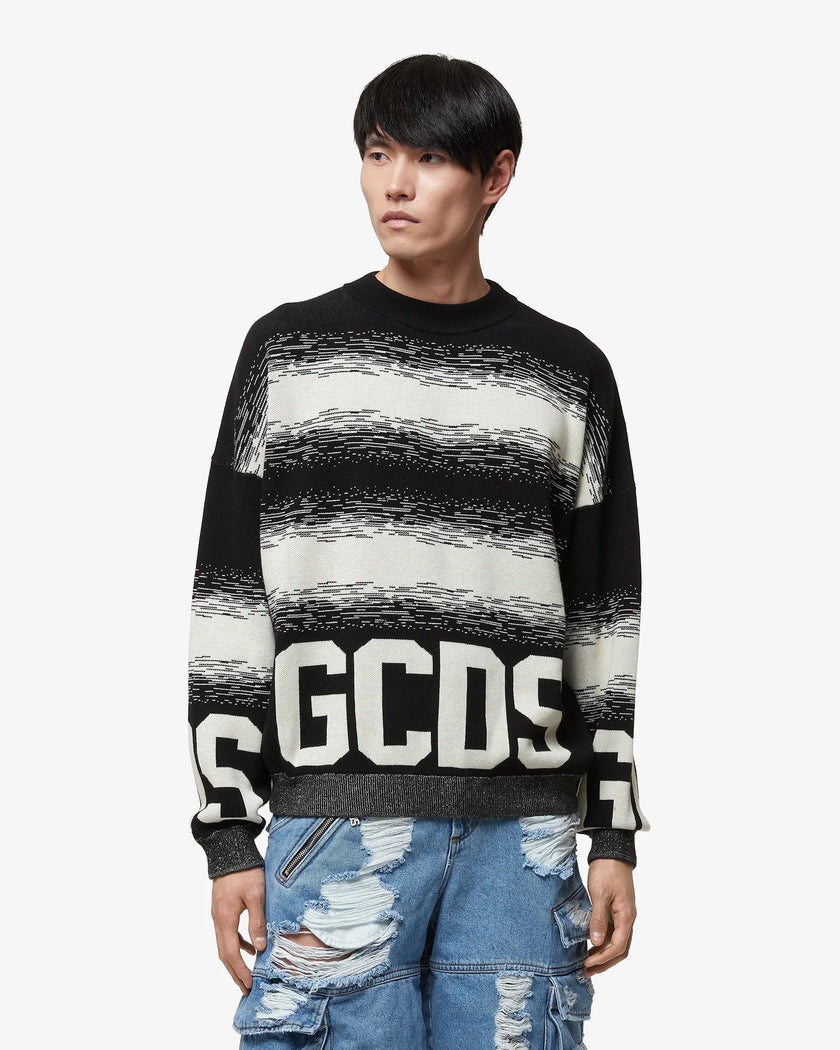 GCDS LOW BAND DEGRADÉ SWEATER