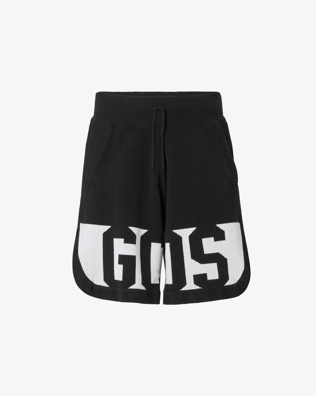 GCDS BLACK LOW BAND BERMUDA
