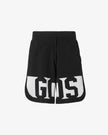 GCDS BLACK LOW BAND BERMUDA