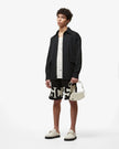 GCDS BLACK LOW BAND BERMUDA