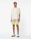 GCDS LIGHT BROWN LOW BAND BERMUDA