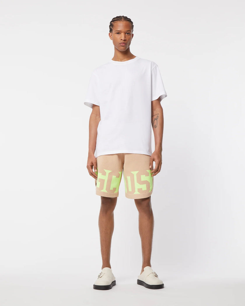 GCDS LIGHT BROWN LOW BAND BERMUDA