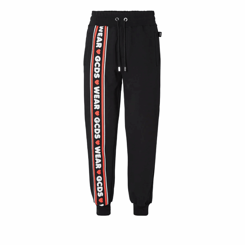 GCDS CUTE TAPE LOGO SWEATPANTS